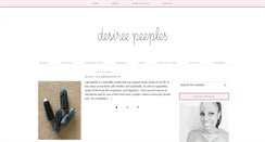 Desktop Screenshot of desireepeeples.com