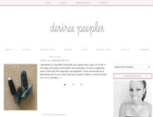 Tablet Screenshot of desireepeeples.com